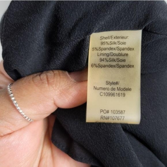 Alice + Olivia Small Silk shift burgundy dress - Picture 8 of 9